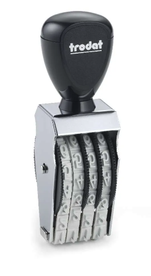 výška znaků 15 mm