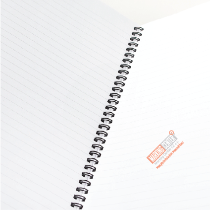 Kroužkový blok A6 Retro, linkovaný