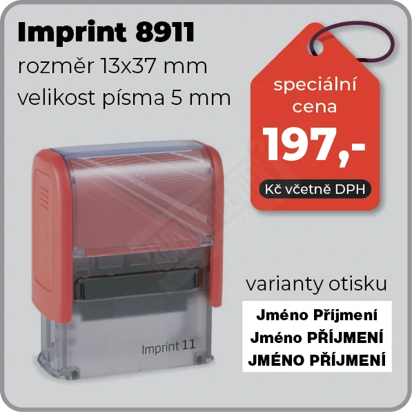 Školní razítko pro prvňáčky