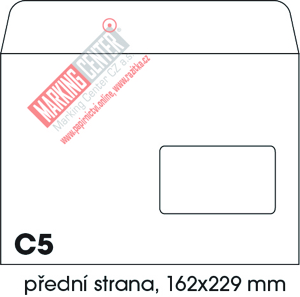 Obálka C5 okno, Elco