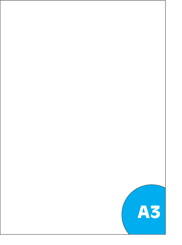 Blok A3 čistý