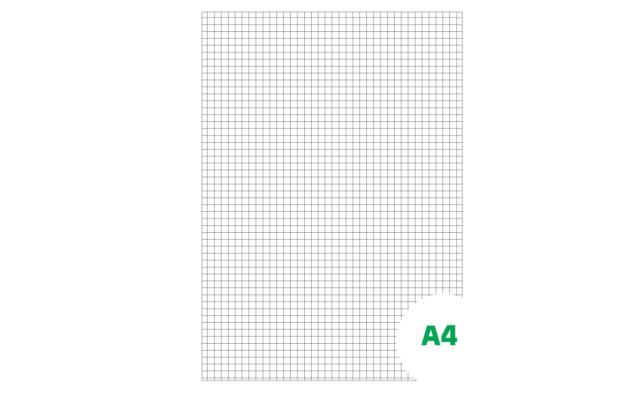 Blok A4 čtverečkovaný