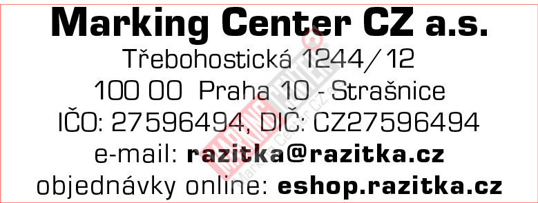 štoček 4913, rozměr 57x21 mm