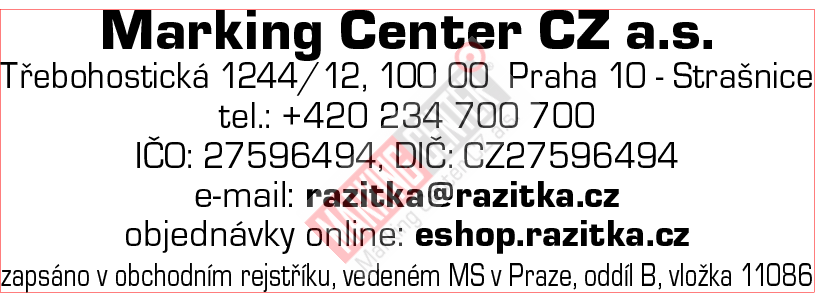 štoček 4915, rozměr 69x24 mm