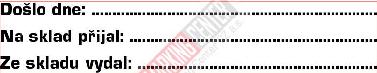 štoček 4918, rozměr 74x14 mm