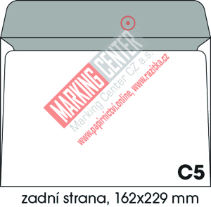 Obálka C5 okno, Elco