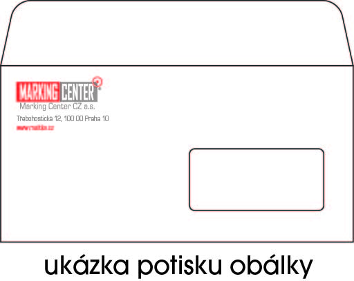 Obálka DL okno, Elco