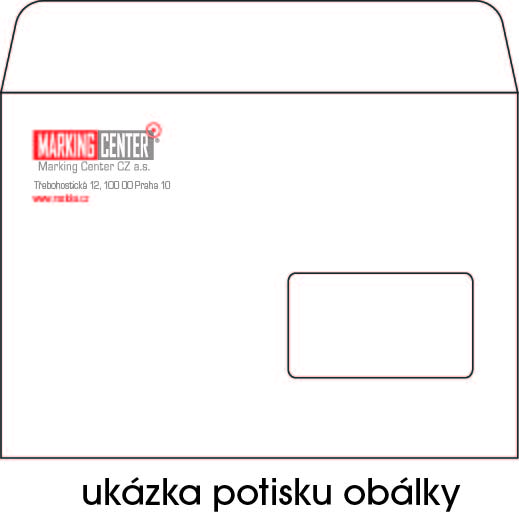 Obálka C5 okno, Elco