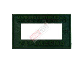 štoček 5466/PL, rozměr 55x32 mm