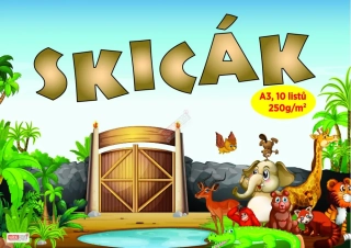 Skicák A3, 10 listů, 250g