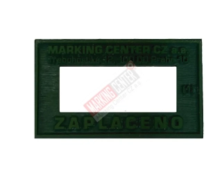 štoček 4726, rozměr 74x37 mm