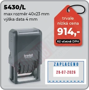 Trodat Professional 5430L ZAPLACENO